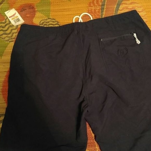 NWT Hilfiger Navy Capri drawstring pant Swim S - Picture 2 of 8
